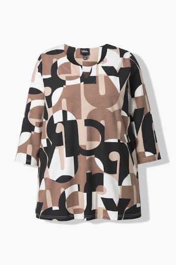 Moda za polnejše Majica 3/4 rukava plus velikost, xxl, Ulla Popken in Johann Popken (JP1880)