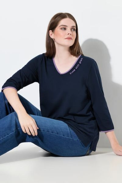 Slika Majica 3/4 rukava V ovratnika