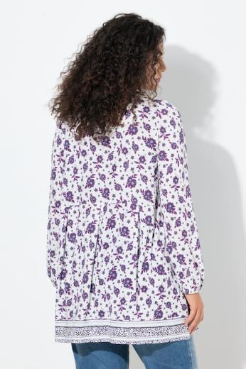 Moda za polnejše Tunika dugih rukava A kroja plus velikost, xxl, Ulla Popken in Johann Popken (JP1880)