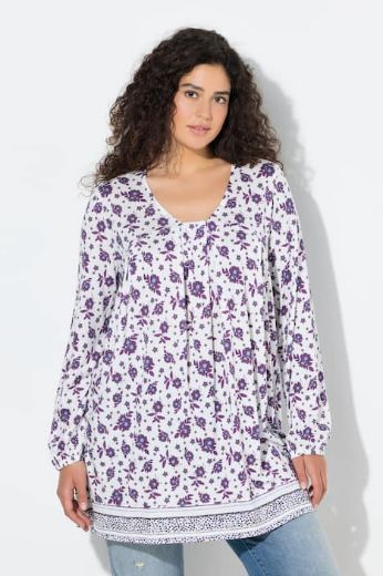 Moda za polnejše Tunika dugih rukava A kroja plus velikost, xxl, Ulla Popken in Johann Popken (JP1880)