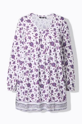 Moda za polnejše Tunika dugih rukava A kroja plus velikost, xxl, Ulla Popken in Johann Popken (JP1880)