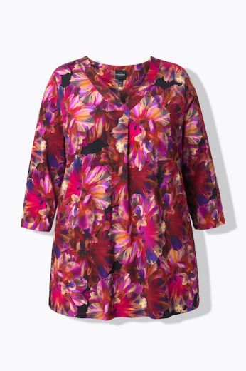 Moda za polnejše Majica 3/4 rukava dužeg A kroja plus velikost, xxl, Ulla Popken in Johann Popken (JP1880)