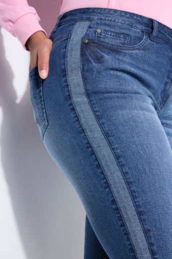 Moda za polnejše Traperice uskih nogavica plus velikost, xxl, Ulla Popken in Johann Popken (JP1880)