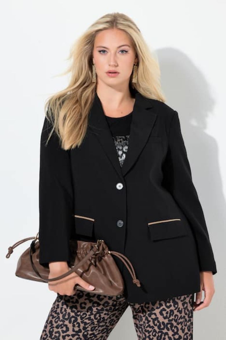 Moda za polnejše Sako šireg kroja plus velikost, xxl, Ulla Popken in Johann Popken (JP1880)