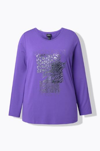 Moda za polnejše Majica dugih rukava okruglog ovratnika plus velikost, xxl, Ulla Popken in Johann Popken (JP1880)