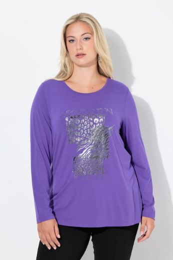 Moda za polnejše Majica dugih rukava okruglog ovratnika plus velikost, xxl, Ulla Popken in Johann Popken (JP1880)