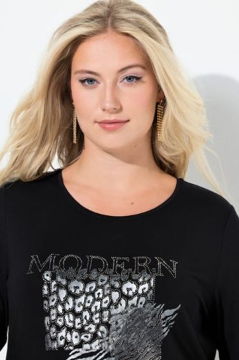 Moda za polnejše Majica dugih rukava okruglog ovratnika plus velikost, xxl, Ulla Popken in Johann Popken (JP1880)