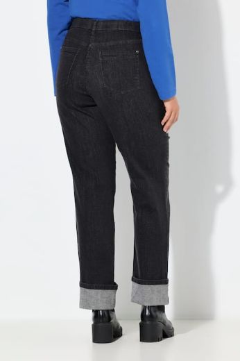 Moda za polnejše Traperice širokih ravnih nogavica plus velikost, xxl, Ulla Popken in Johann Popken (JP1880)