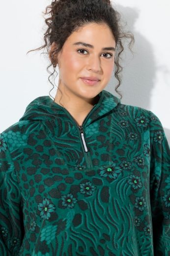 Moda za polnejše Majica dugih rukava s kapuljačom plus velikost, xxl, Ulla Popken in Johann Popken (JP1880)