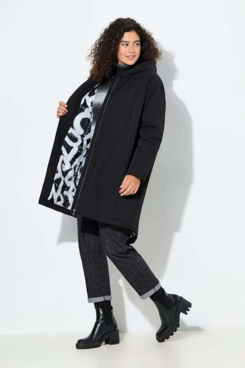 Moda za polnejše Parka vodoodbojna s kapuljačom plus velikost, xxl, Ulla Popken in Johann Popken (JP1880)