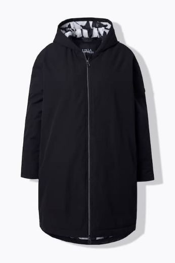 Moda za polnejše Parka vodoodbojna s kapuljačom plus velikost, xxl, Ulla Popken in Johann Popken (JP1880)