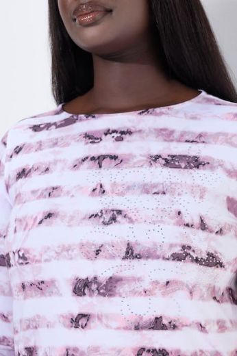 Moda za polnejše Majica 3/4 rukava plus velikost, xxl, Ulla Popken in Johann Popken (JP1880)