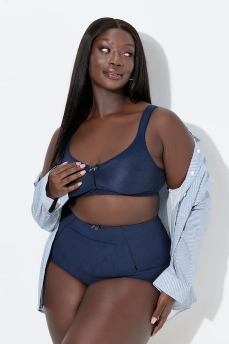 Moda za polnejše Grudnjak bez žice s širokim naramenicama plus velikost, xxl, Ulla Popken in Johann Popken (JP1880)