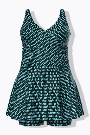 Moda za polnejše Kupaći kostim haljina plus velikost, xxl, Ulla Popken in Johann Popken (JP1880)