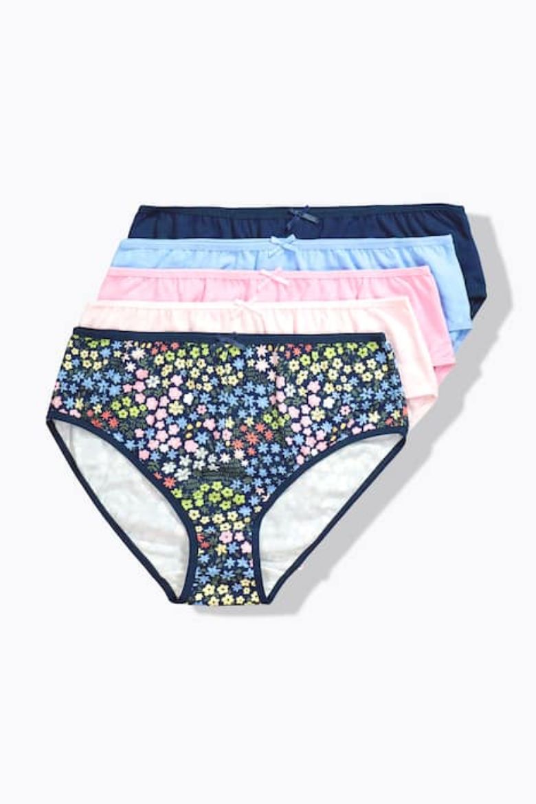 Moda za polnejše Gaćice midi 5 komada plus velikost, xxl, Ulla Popken in Johann Popken (JP1880)