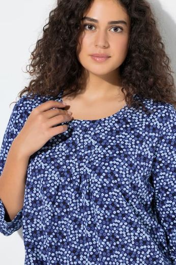 Moda za polnejše Majica 3/4 rukava A kroja plus velikost, xxl, Ulla Popken in Johann Popken (JP1880)