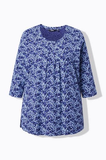 Moda za polnejše Majica 3/4 rukava A kroja plus velikost, xxl, Ulla Popken in Johann Popken (JP1880)