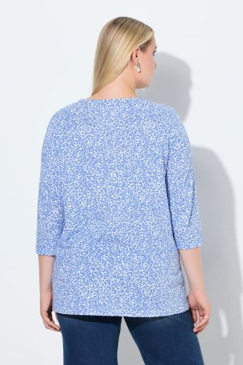 Moda za polnejše Majica 3/4 rukava A kroja plus velikost, xxl, Ulla Popken in Johann Popken (JP1880)