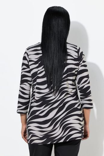 Moda za polnejše Majica 3/4 rukava A kroja plus velikost, xxl, Ulla Popken in Johann Popken (JP1880)