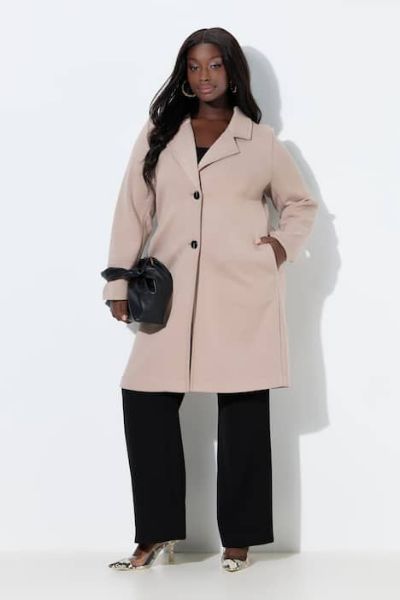 Slika Kaput na kopčanje dužeg kroja