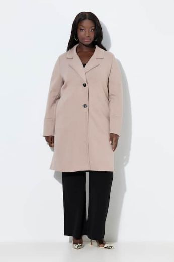 Moda za polnejše Kaput na kopčanje dužeg kroja plus velikost, xxl, Ulla Popken in Johann Popken (JP1880)