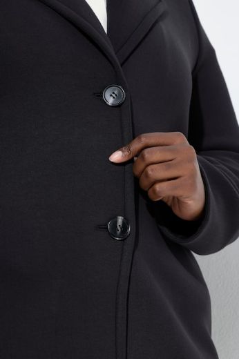 Moda za polnejše Kaput na kopčanje dužeg kroja plus velikost, xxl, Ulla Popken in Johann Popken (JP1880)