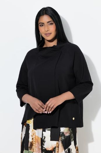 Moda za polnejše Majica 3/4 rukava A kroja plus velikost, xxl, Ulla Popken in Johann Popken (JP1880)