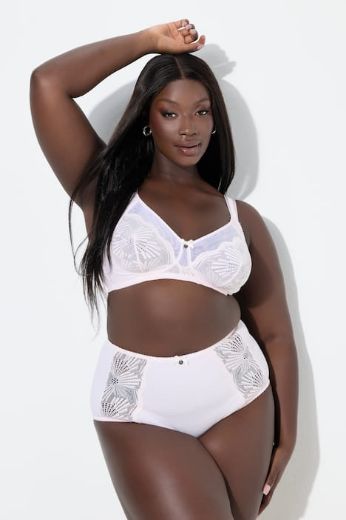 Moda za polnejše Gaćice maxi s dekorativnom čipkom plus velikost, xxl, Ulla Popken in Johann Popken (JP1880)