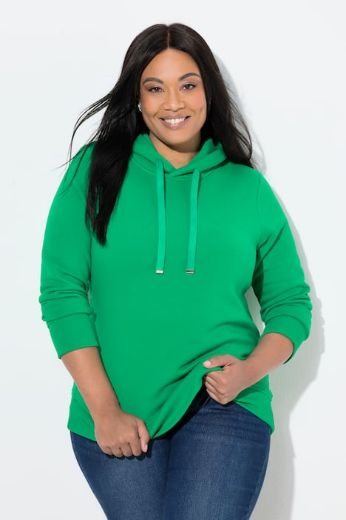 Moda za polnejše Majica dugih rukava s kapuljačom plus velikost, xxl, Ulla Popken in Johann Popken (JP1880)