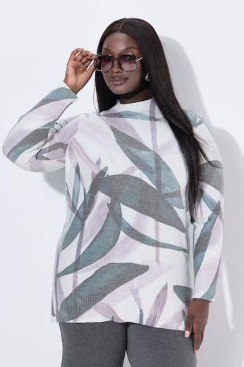 Moda za polnejše Pulover dugih rukava plus velikost, xxl, Ulla Popken in Johann Popken (JP1880)