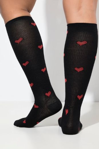 Moda za polnejše Čarape kompresijske plus velikost, xxl, Ulla Popken in Johann Popken (JP1880)