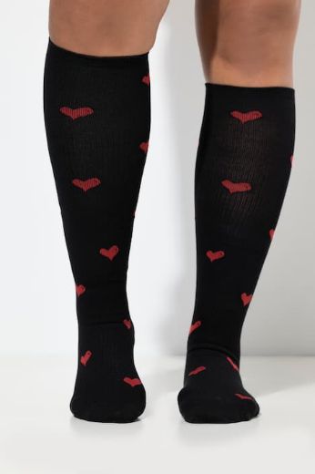 Moda za polnejše Čarape kompresijske plus velikost, xxl, Ulla Popken in Johann Popken (JP1880)