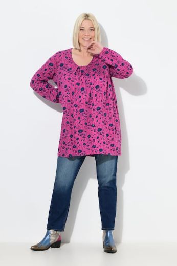 Moda za polnejše Tunika dugih rukava A kroja plus velikost, xxl, Ulla Popken in Johann Popken (JP1880)