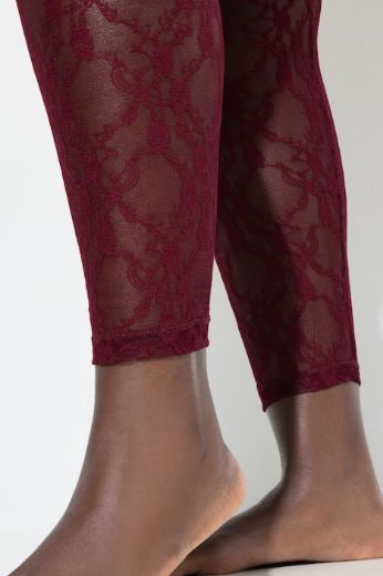 Moda za polnejše Tajice od prozirne čipke plus velikost, xxl, Ulla Popken in Johann Popken (JP1880)