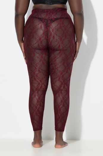 Moda za polnejše Tajice od prozirne čipke plus velikost, xxl, Ulla Popken in Johann Popken (JP1880)