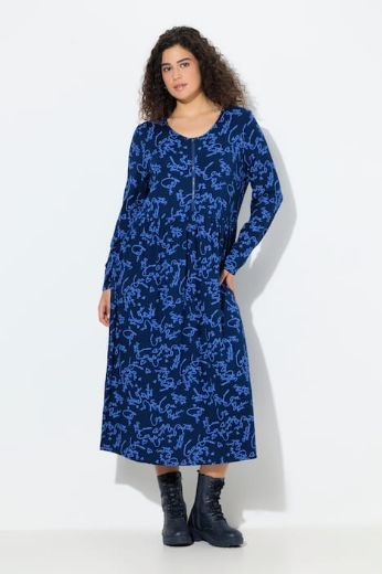 Moda za polnejše Haljina maxi dugih rukava plus velikost, xxl, Ulla Popken in Johann Popken (JP1880)