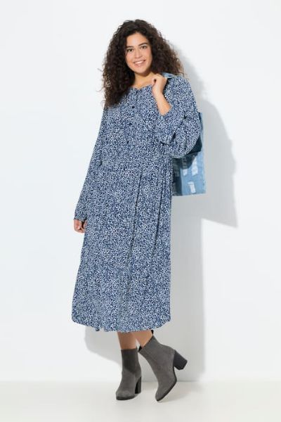 Slika Haljina midi dugih rukava