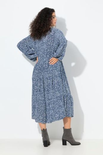 Moda za polnejše Haljina midi dugih rukava plus velikost, xxl, Ulla Popken in Johann Popken (JP1880)