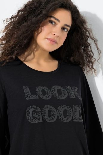 Moda za polnejše Majica 3/4 rukava A kroja plus velikost, xxl, Ulla Popken in Johann Popken (JP1880)