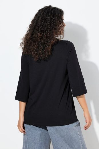 Moda za polnejše Majica 3/4 rukava A kroja plus velikost, xxl, Ulla Popken in Johann Popken (JP1880)