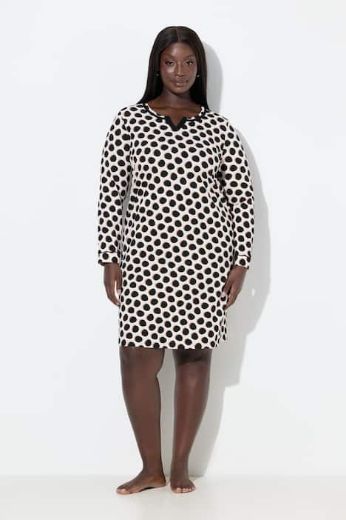 Moda za polnejše Spavaćica dugih rukava 2 komada plus velikost, xxl, Ulla Popken in Johann Popken (JP1880)