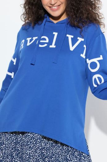 Moda za polnejše Majica dugih rukava s kapuljačom plus velikost, xxl, Ulla Popken in Johann Popken (JP1880)