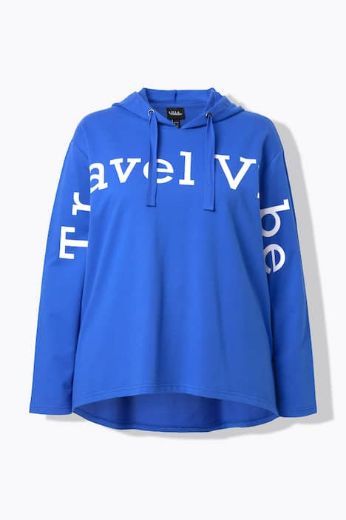 Moda za polnejše Majica dugih rukava s kapuljačom plus velikost, xxl, Ulla Popken in Johann Popken (JP1880)