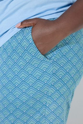 Moda za polnejše Pidžama 3/4 rukava i dugih nogavica plus velikost, xxl, Ulla Popken in Johann Popken (JP1880)