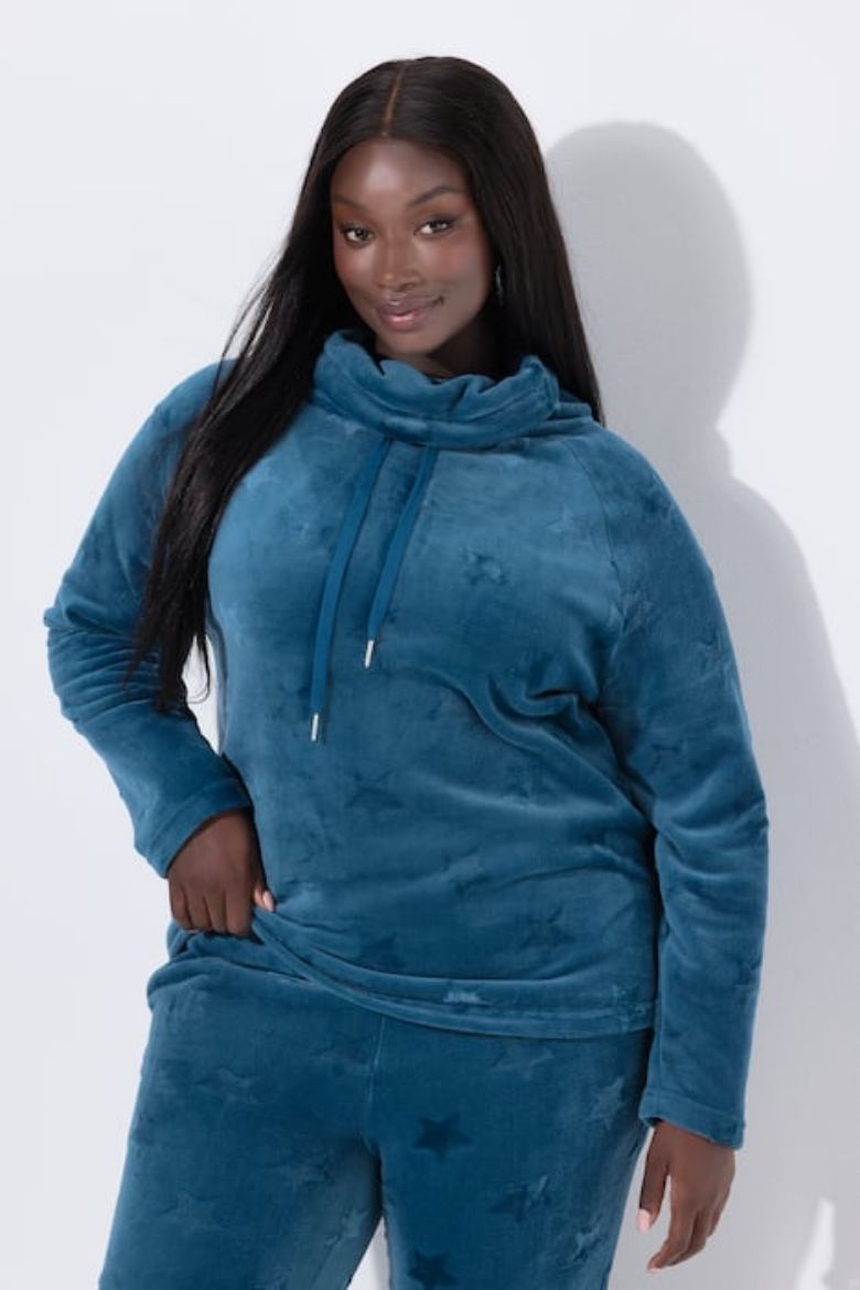 Moda za polnejše Majica dugih rukava povišenog ovratnika plus velikost, xxl, Ulla Popken in Johann Popken (JP1880)