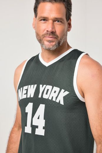 Moda za polnejše Majica bez rukava za sport s natpisom plus velikost, xxl, Ulla Popken in Johann Popken (JP1880)