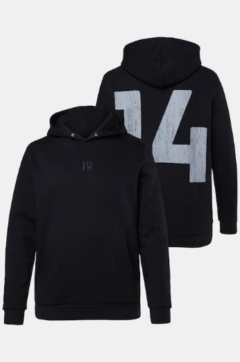 Moda za polnejše Majica dugih rukava s kapuljačom plus velikost, xxl, Ulla Popken in Johann Popken (JP1880)