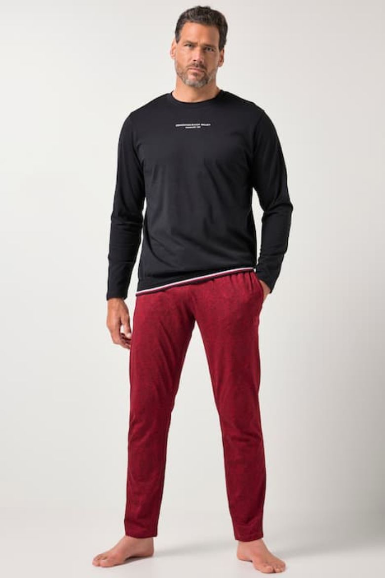 Moda za polnejše Pidžama dugih rukava i dugih nogavica plus velikost, xxl, Ulla Popken in Johann Popken (JP1880)