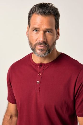 Moda za polnejše Majica kratkih rukava s gumbićima plus velikost, xxl, Ulla Popken in Johann Popken (JP1880)