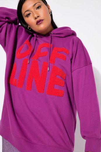 Moda za polnejše Majica dugih rukava s natpisom plus velikost, xxl, Ulla Popken in Johann Popken (JP1880)